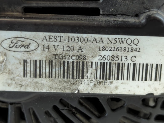 2011-2019 Ford Fiesta Alternator Replacement Generator Charging Assembly Engine OEM P/N:AE8T-10300-AA Fits OEM Used Auto Parts