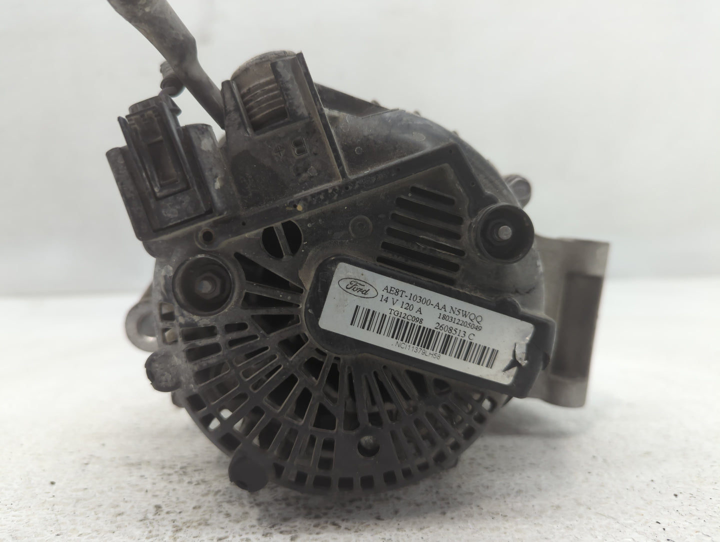 2011-2019 Ford Fiesta Alternator Replacement Generator Charging Assembly Engine OEM P/N:AE8T-10300-AA Fits OEM Used Auto Par