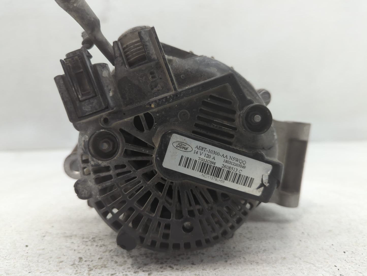 2011-2019 Ford Fiesta Alternator Replacement Generator Charging Assembly Engine OEM P/N:AE8T-10300-AA Fits OEM Used Auto Par