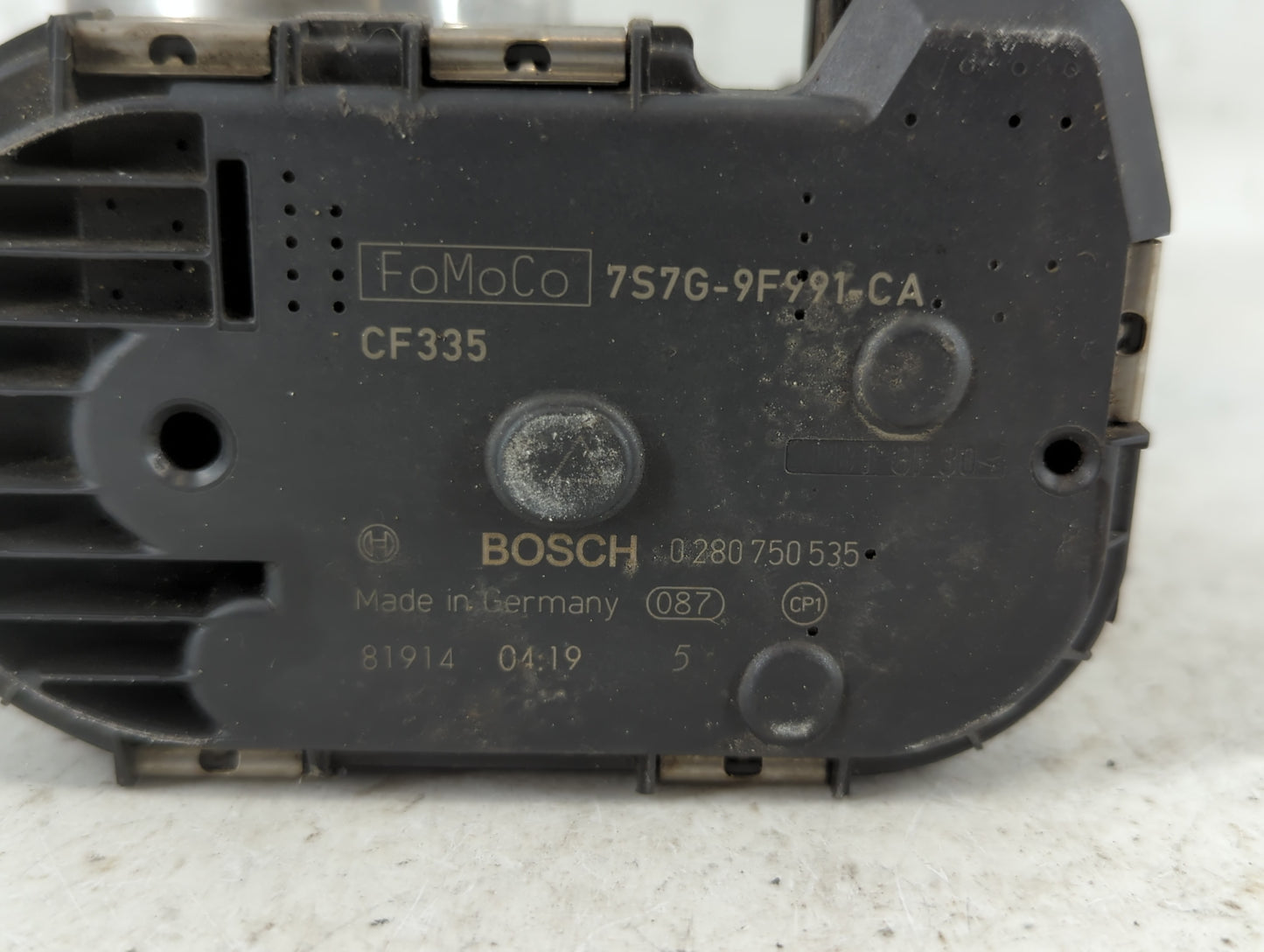 2014-2019 Ford Fiesta Throttle Body P/N:7S7G-9F991-CA Fits Fits 2013 2014 2015 2016 2017 2018 2019 OEM Used Auto Parts - Oem