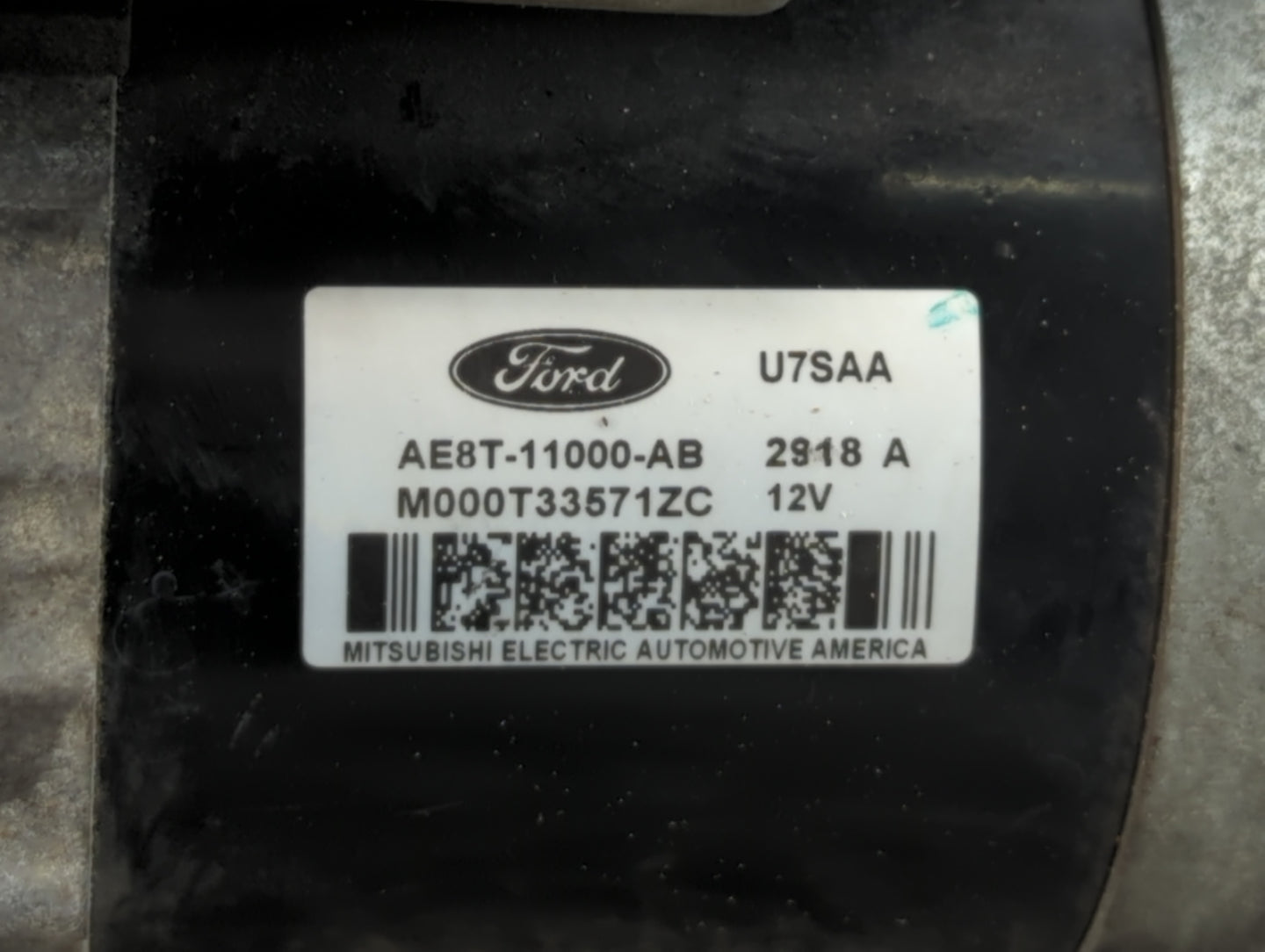 2011-2019 Ford Fiesta Car Starter Motor Solenoid OEM P/N:M000T33571ZC AE5T-11000-AB Fits OEM Used Auto Parts - Oemusedautopa