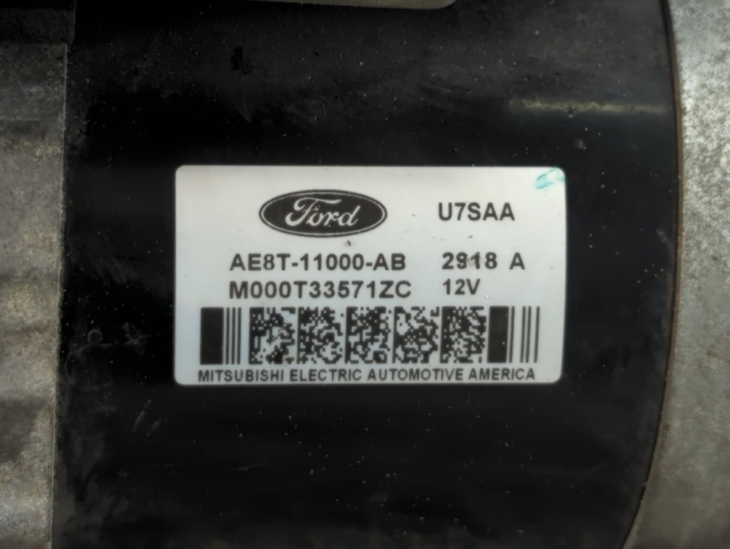 2011-2019 Ford Fiesta Car Starter Motor Solenoid OEM P/N:M000T33571ZC AE5T-11000-AB Fits OEM Used Auto Parts - Oemusedautopa