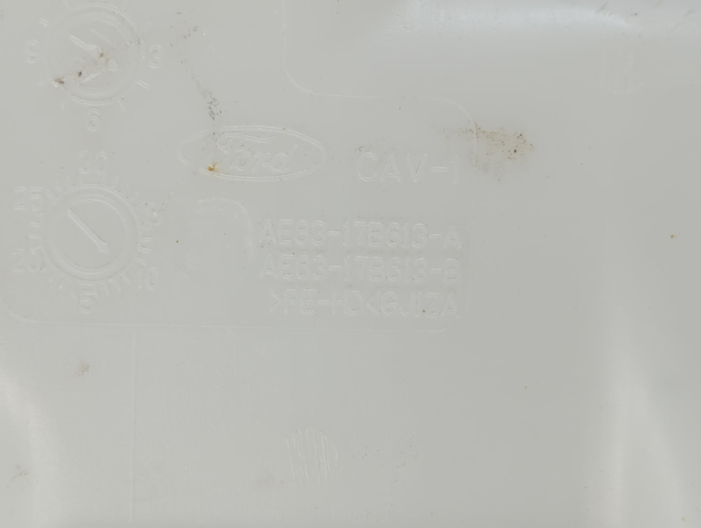 2011-2019 Ford Fiesta Radiator Coolant Overflow Expansion Tank Bottle 927310 - Oemusedautoparts1.com