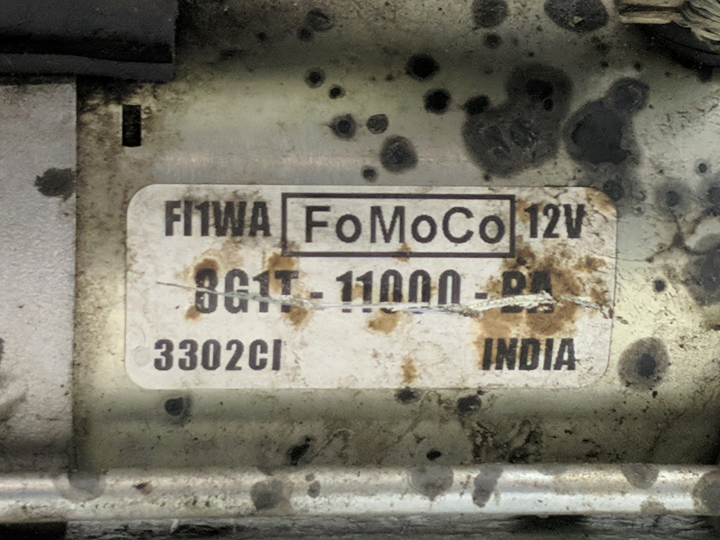 2009-2019 Ford Flex Car Starter Motor Solenoid OEM P/N:8G1T-11000-BA Fits OEM Used Auto Parts - Oemusedautoparts1.com