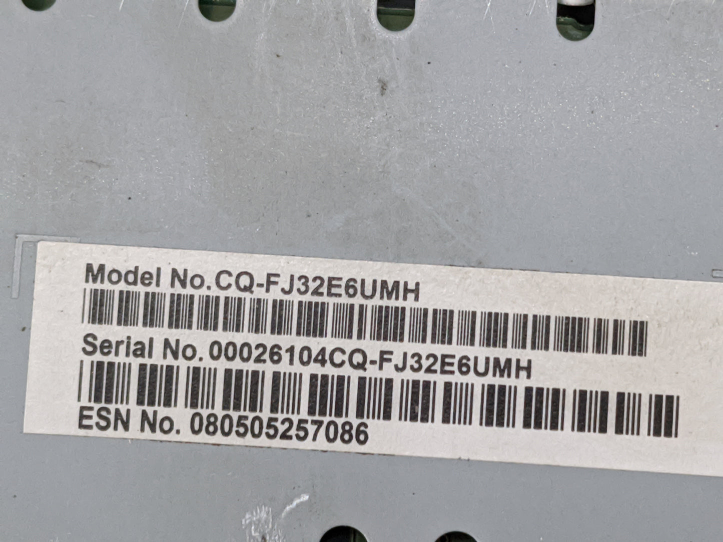 2018 Ford Flex Radio AM FM Cd Player Receiver Replacement P/N:CQ-FJ32E6UMH DA8T-19C10*-PE Fits OEM Used Auto Parts - Oemused