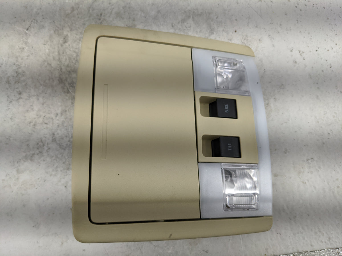 2013-2019 Ford Flex Overhead Console W/rear Climate Control Tan - Oemusedautoparts1.com
