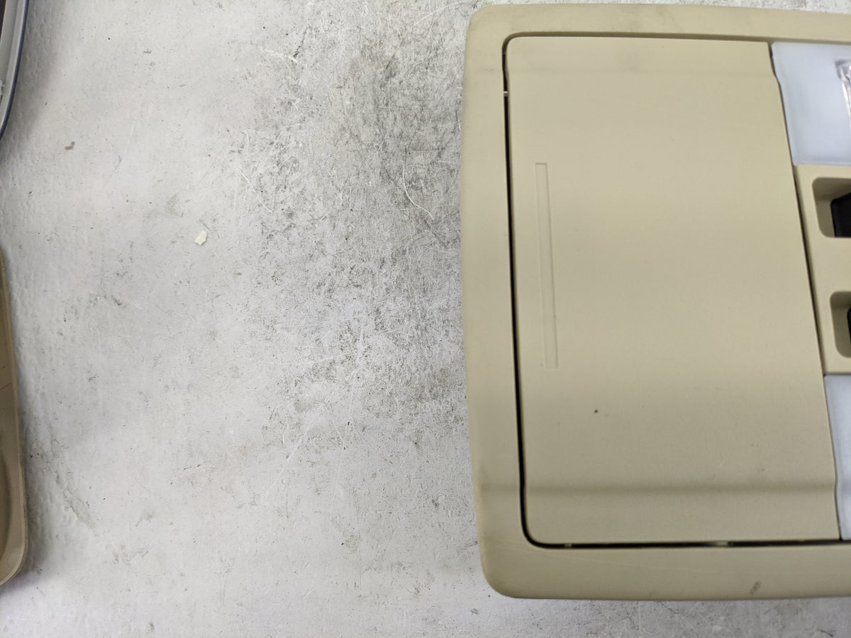 2013-2019 Ford Flex Overhead Console W/rear Climate Control Tan - Oemusedautoparts1.com
