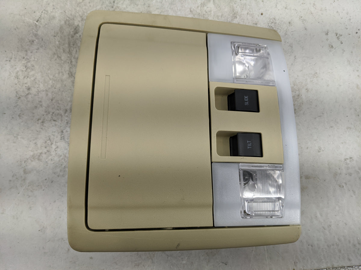 2013-2019 Ford Flex Overhead Console W/rear Climate Control Tan - Oemusedautoparts1.com