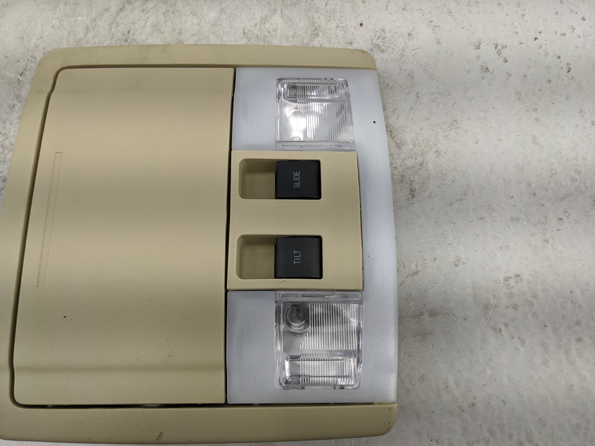 2013-2019 Ford Flex Overhead Console W/rear Climate Control Tan - Oemusedautoparts1.com