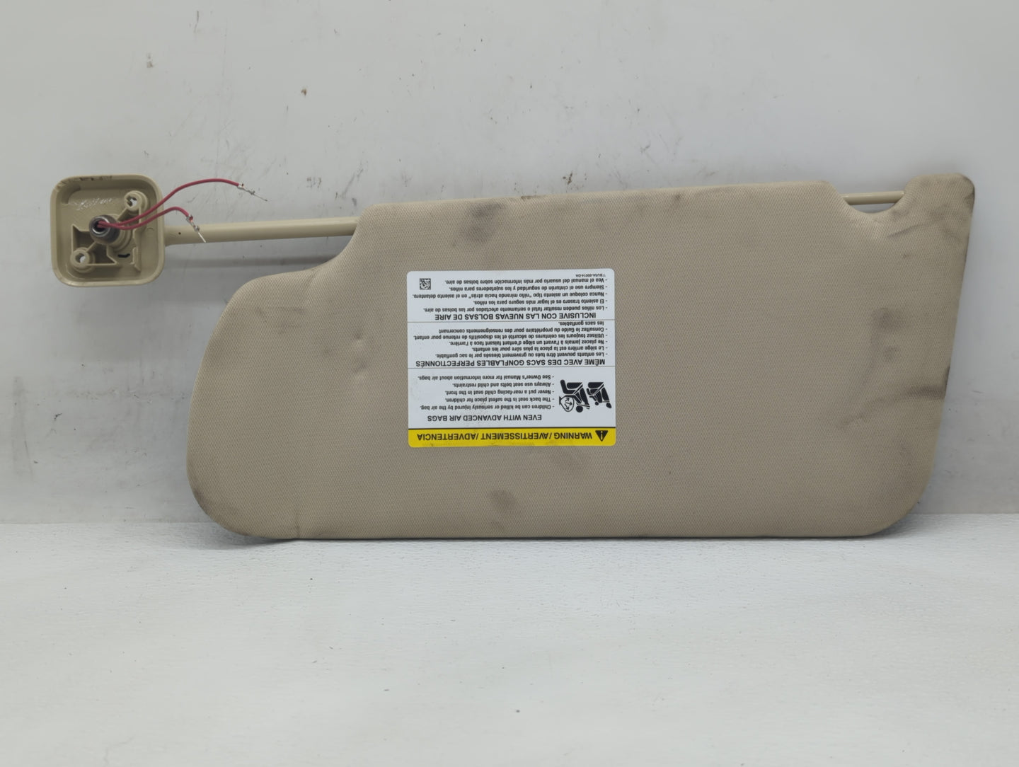 2013-2019 Ford Flex Sun Visor Shade Replacement Passenger Right Mirror Fits Fits 2013 2014 2015 2016 2017 2018 2019 OEM Used