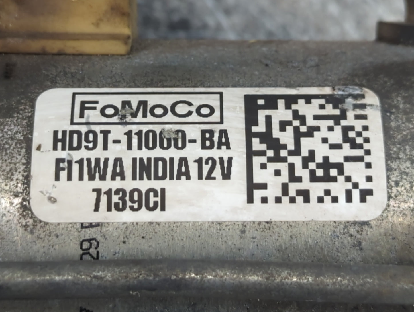 2009-2019 Ford Flex Car Starter Motor Solenoid OEM P/N:HD9T-11000-BA Fits OEM Used Auto Parts - Oemusedautoparts1.com