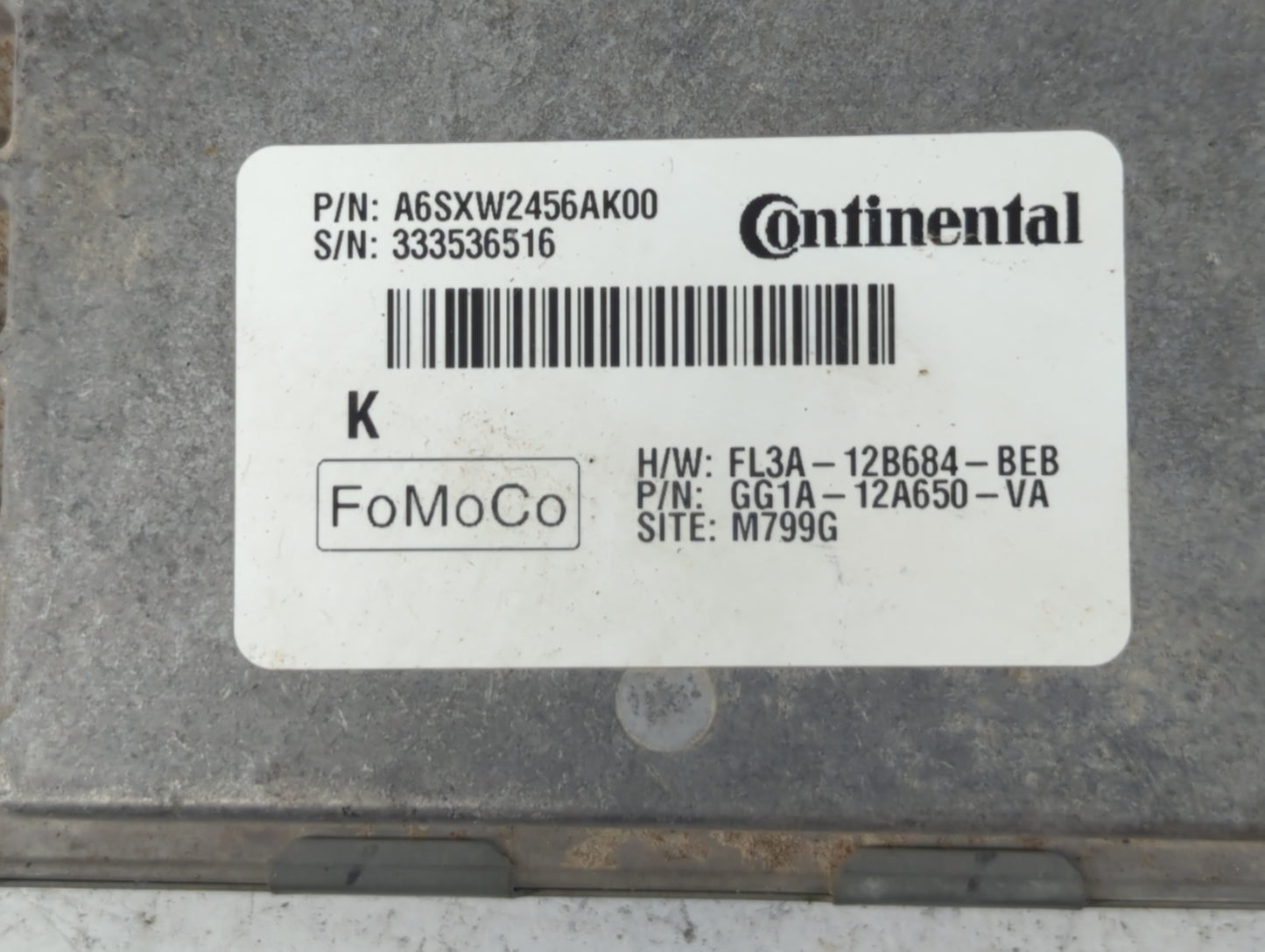 2016-2019 Ford Flex PCM Engine Control Computer ECU ECM PCU OEM P/N:GG1A-12A650-VA Fits Fits 2016 2017 2018 2019 OEM Used Au