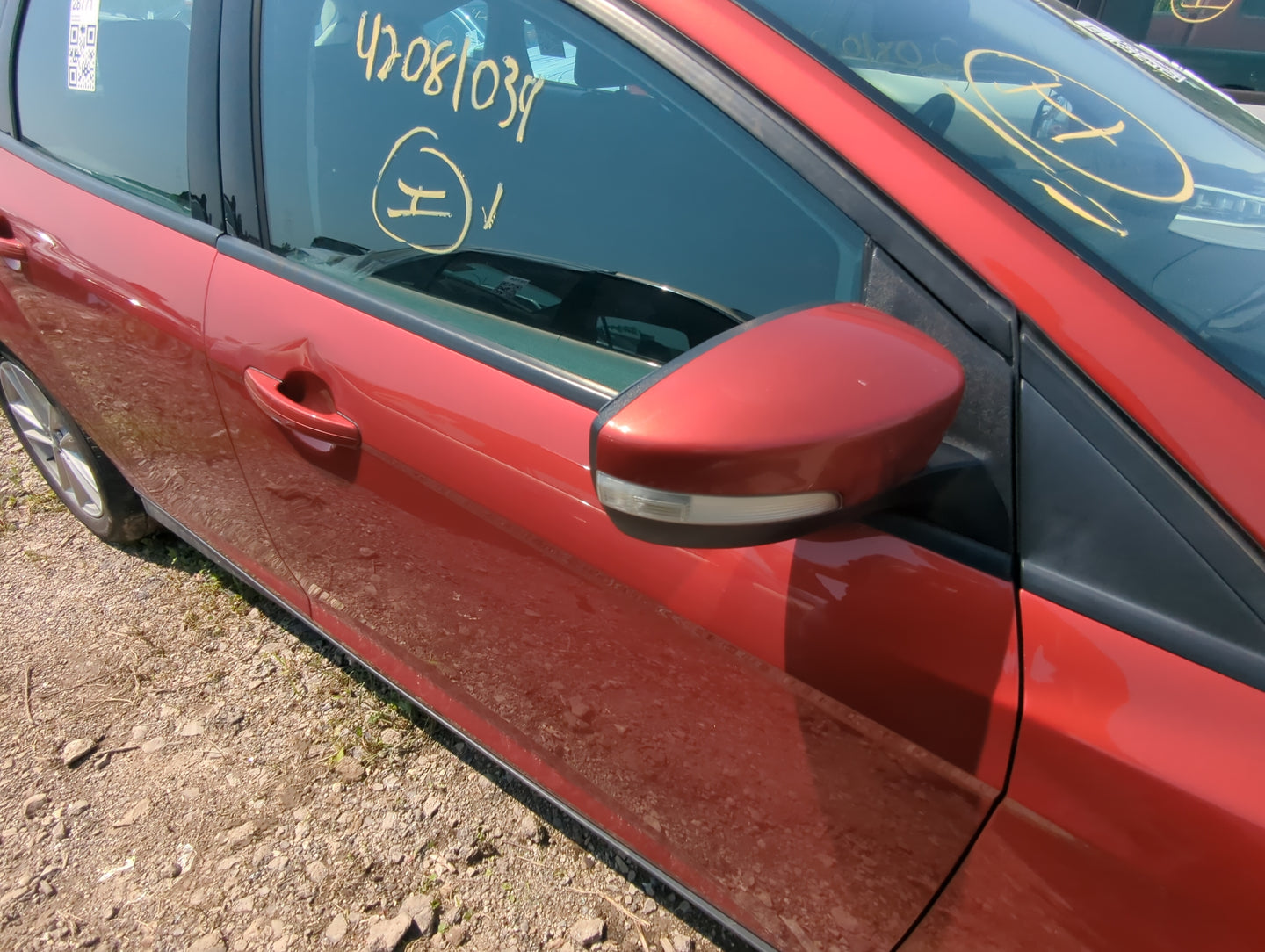 2018 Ford Focus Passenger Side View Mirror - Right Door Mirror OEM Used - Oemusedautoparts1.com