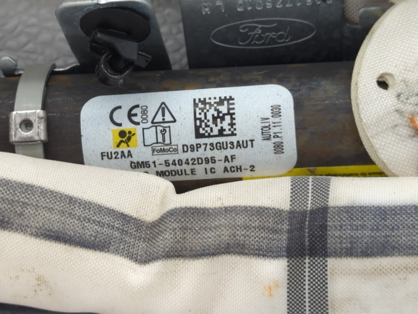 2016-2018 Ford Focus Passenger Curtain Air Bag Oem - Oemusedautoparts1.com