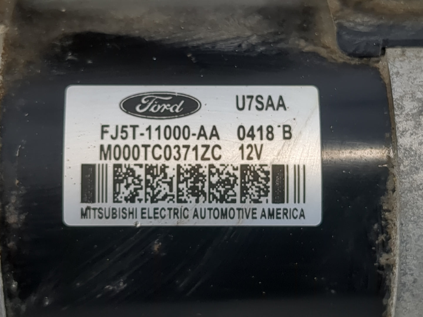 2012-2018 Ford Focus Car Starter Motor Solenoid OEM P/N:M000TC0371ZC FJ5T-11000-AA Fits OEM Used Auto Parts - Oemusedautopar