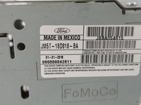2018 Ford Focus Radio AM FM Cd Player Receiver Replacement P/N:JM5T-18D818-BA Fits OEM Used Auto Parts - Oemusedautoparts1.c