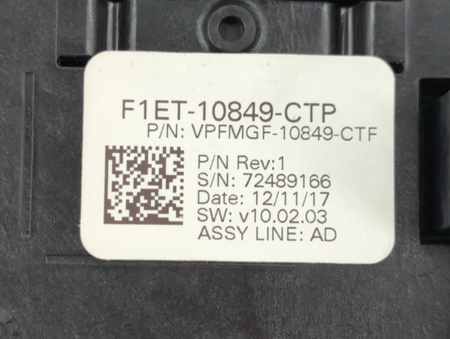 2016-2018 Ford Focus Instrument Cluster Speedometer Gauges P/N:VPFMGF-10849-CTF F1ET-10849-CTP Fits Fits 2016 2017 2018 OEM 