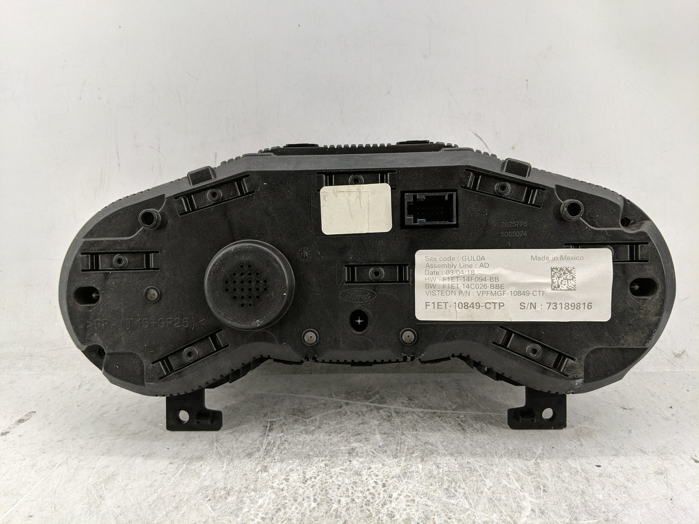 2017-2018 Ford Focus Instrument Cluster Speedometer Gauges P/N:F1ET-10849-CTP Fits Fits 2017 2018 OEM Used Auto Parts - Oemu