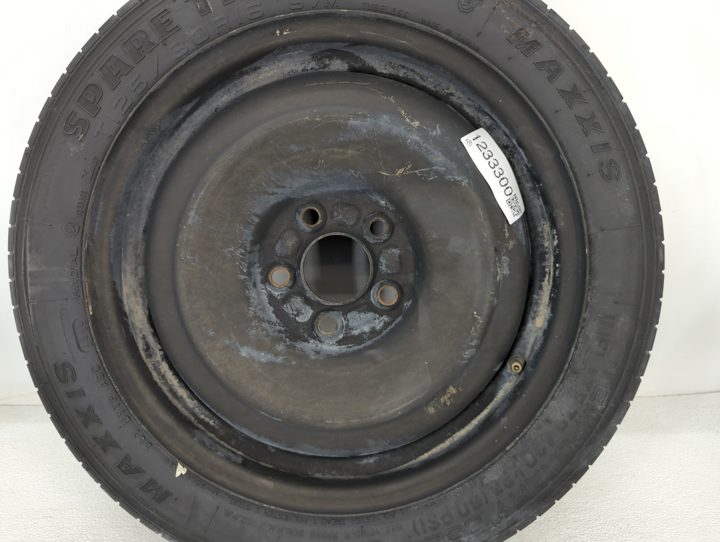 2012-2018 Ford Focus Spare Donut Tire Wheel Rim Oem - Oemusedautoparts1.com
