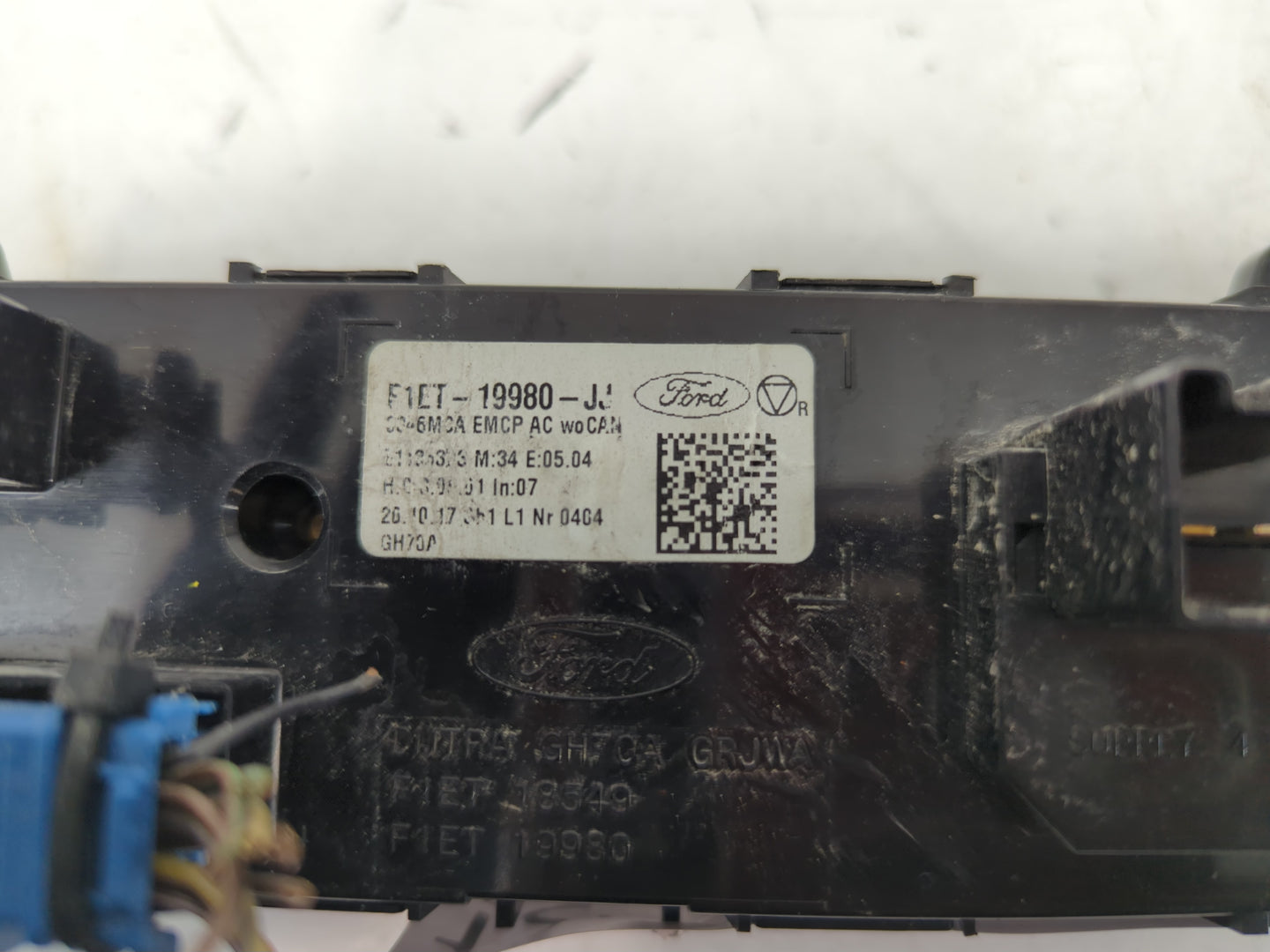2015-2018 Ford Focus Climate Control Module Temperature AC/Heater Replacement P/N:F1ET-19980-JJ Fits Fits 2015 2016 2017 201