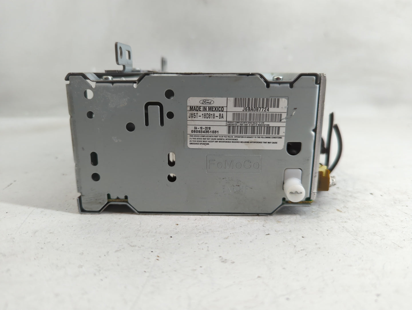 2018 Ford Focus Radio AM FM Cd Player Receiver Replacement P/N:JM5T-18D818-BA Fits OEM Used Auto Parts - Oemusedautoparts1.c