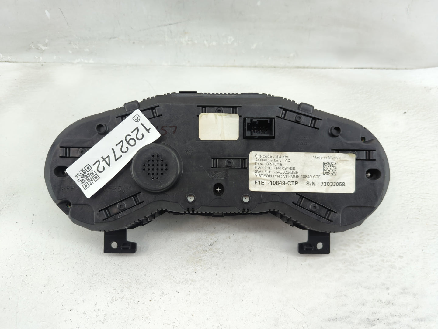 2017-2018 Ford Focus Instrument Cluster Speedometer Gauges P/N:F1ET-10849-CTP Fits Fits 2017 2018 OEM Used Auto Parts - Oemu