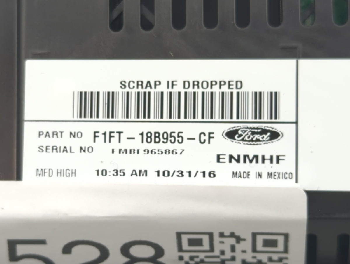2015-2018 Ford Focus Information Radio Display Screen 1293528 - Oemusedautoparts1.com