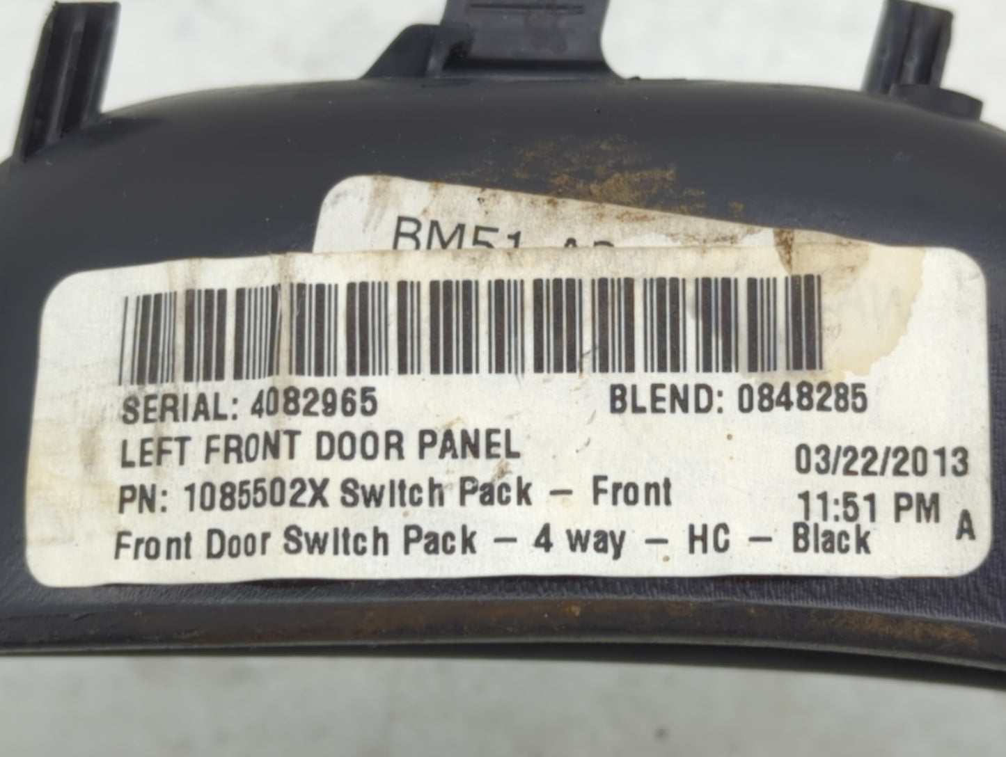 2012-2018 Ford Focus Master Power Window Switch Replacement Driver Side Left P/N:BM51-A240A41-CAW Fits OEM Used Auto Parts -