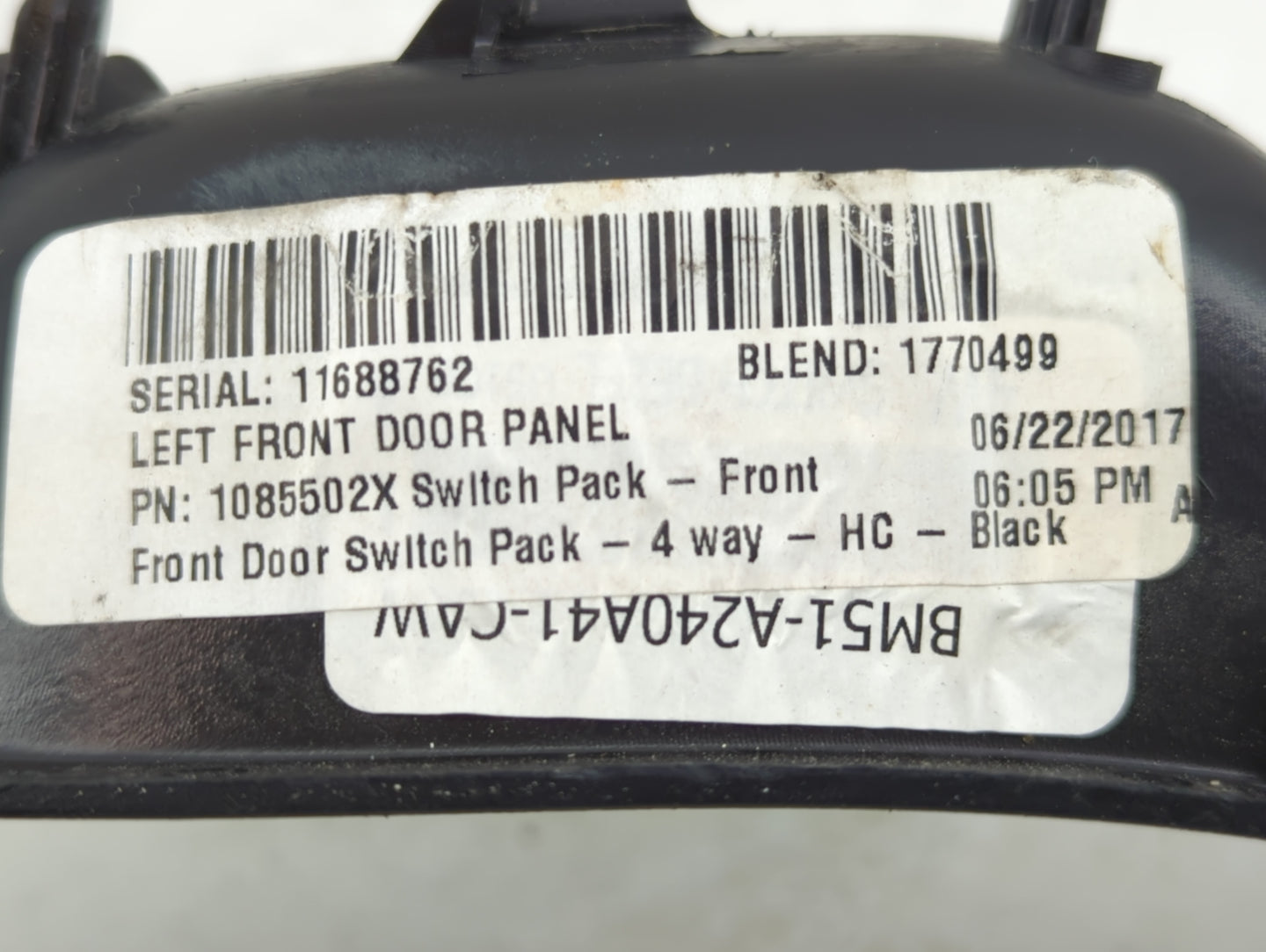 2012-2018 Ford Focus Master Power Window Switch Replacement Driver Side Left P/N:BM51-A240A41-CAW Fits OEM Used Auto Parts -