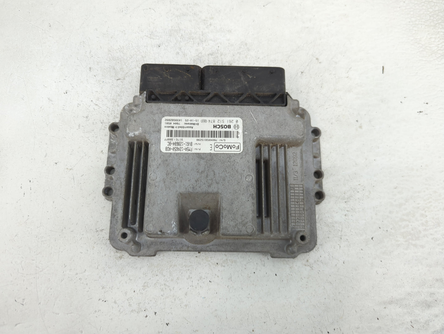 2013-2018 Ford Focus PCM Engine Control Computer ECU ECM PCU OEM P/N:FM5A-12A650-ADB 0 261 S12 874 Fits OEM Used Auto Parts 