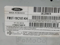 2016-2018 Ford Focus Radio AM FM Cd Player Receiver Replacement P/N:FM5T-19C107-KH Fits Fits 2016 2017 2018 OEM Used Auto Pa