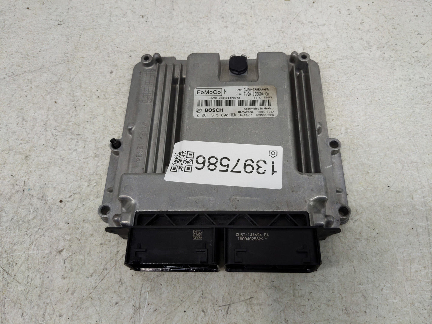 2016-2018 Ford Focus PCM Engine Control Computer ECU ECM PCU OEM P/N:FV6A-12B684-CA Fits Fits 2016 2017 2018 OEM Used Auto P