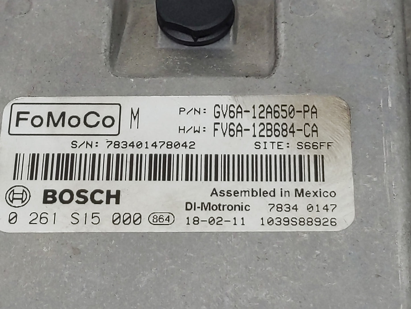 2016-2018 Ford Focus PCM Engine Control Computer ECU ECM PCU OEM P/N:FV6A-12B684-CA Fits Fits 2016 2017 2018 OEM Used Auto P