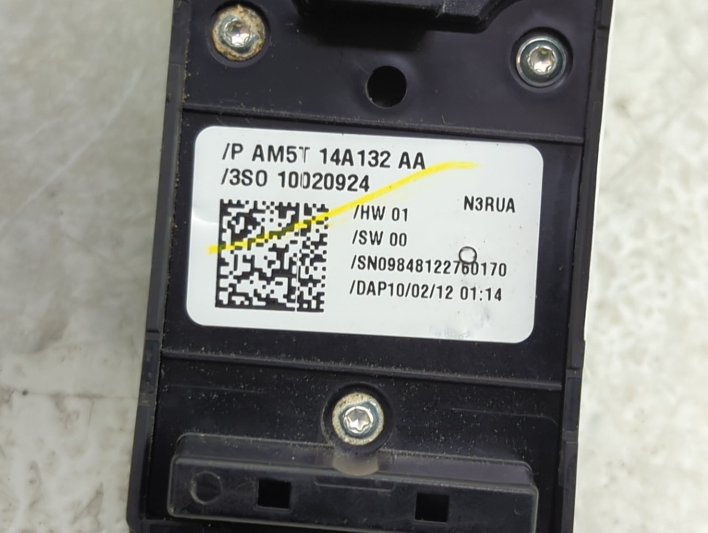 2012-2018 Ford Focus Master Power Window Switch Replacement Driver Side Left P/N:AM5T 14A132 AA Fits OEM Used Auto Parts - O
