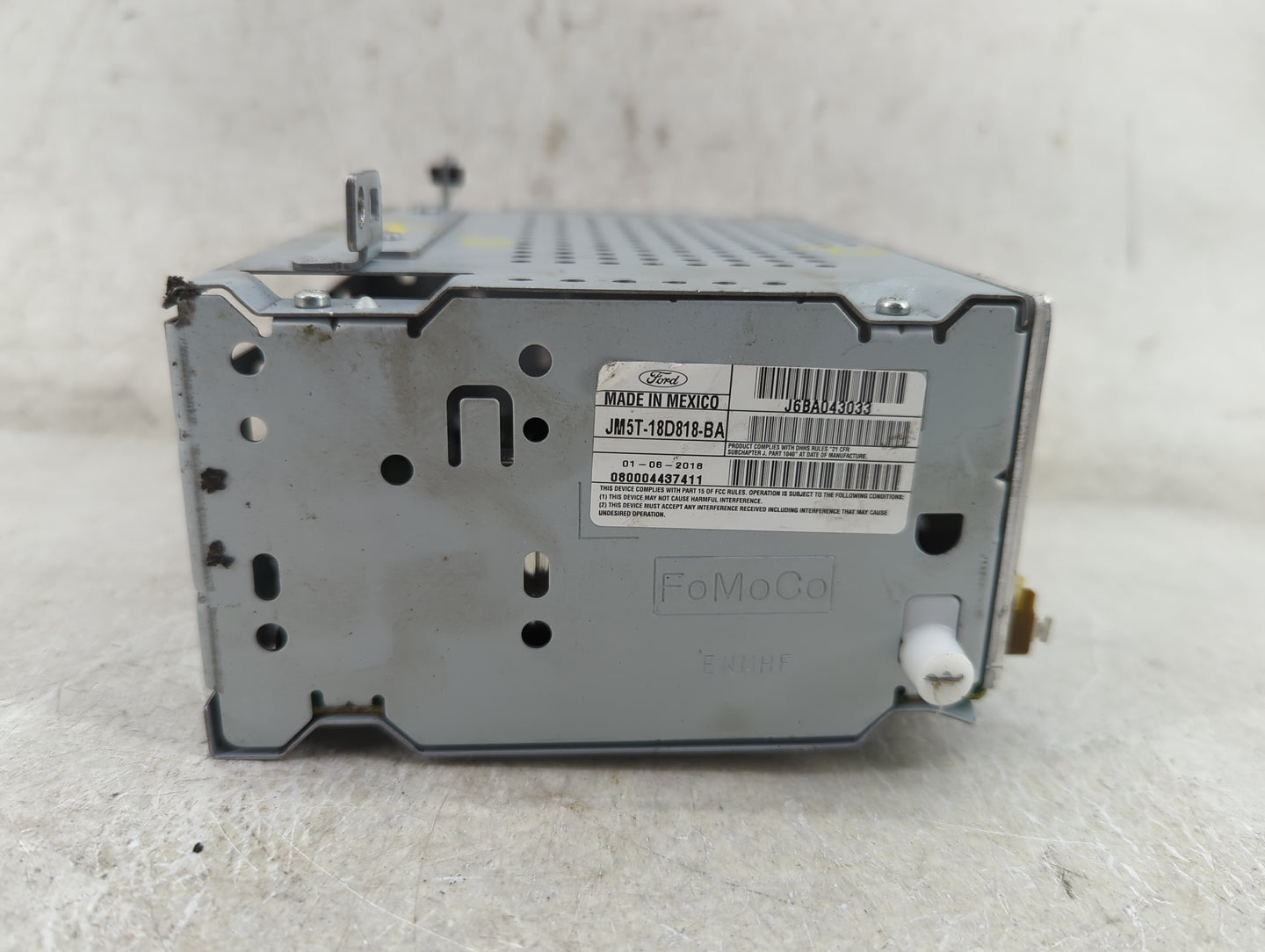 2018 Ford Focus Radio AM FM Cd Player Receiver Replacement P/N:JM5T-18D818-BA Fits OEM Used Auto Parts - Oemusedautoparts1.c
