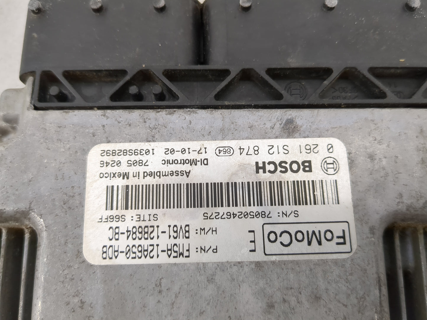 2013-2018 Ford Focus PCM Engine Control Computer ECU ECM PCU OEM P/N:FM5A-12A650-ADB BV61-12B684-BC Fits OEM Used Auto Parts
