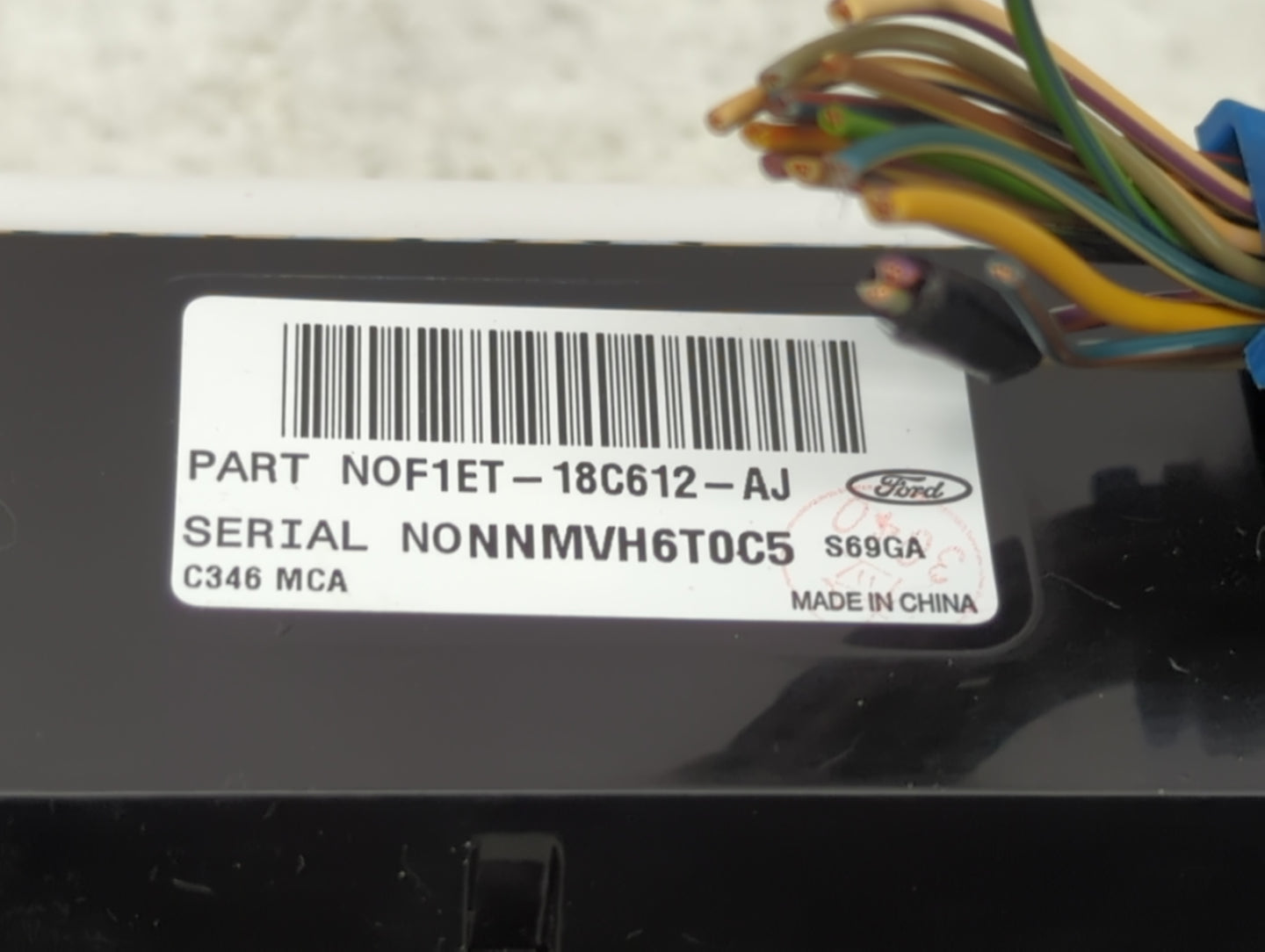 2015-2018 Ford Focus Climate Control Module Temperature AC/Heater Replacement P/N:F1ET-18C612-AJ Fits Fits 2015 2016 2017 20