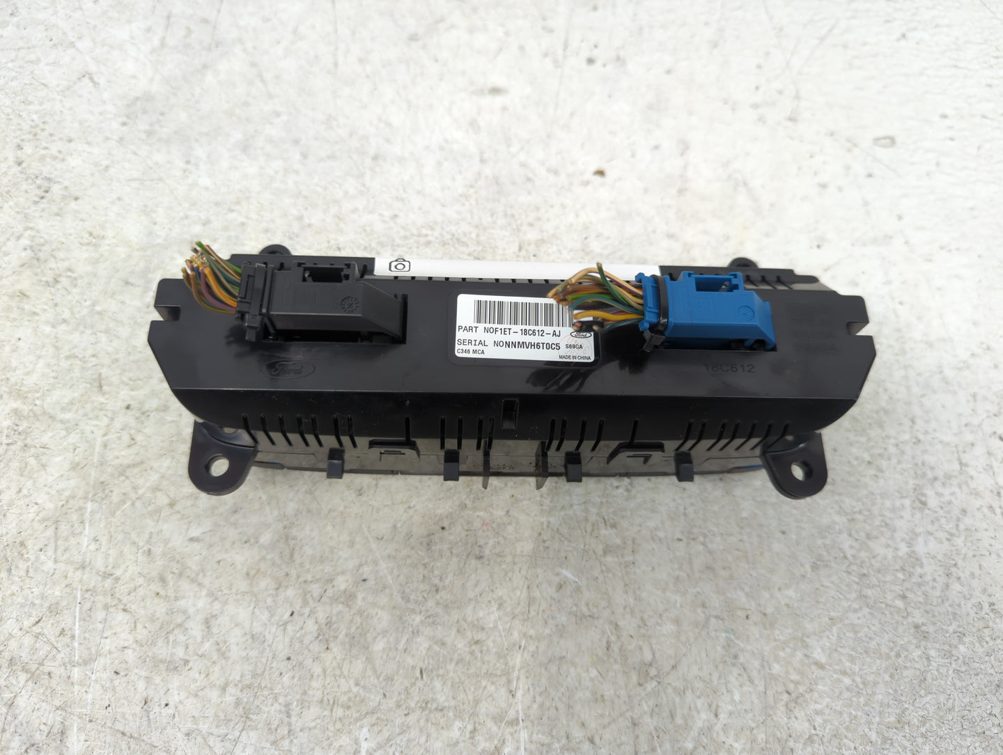 2015-2018 Ford Focus Climate Control Module Temperature AC/Heater Replacement P/N:F1ET-18C612-AJ Fits Fits 2015 2016 2017 20