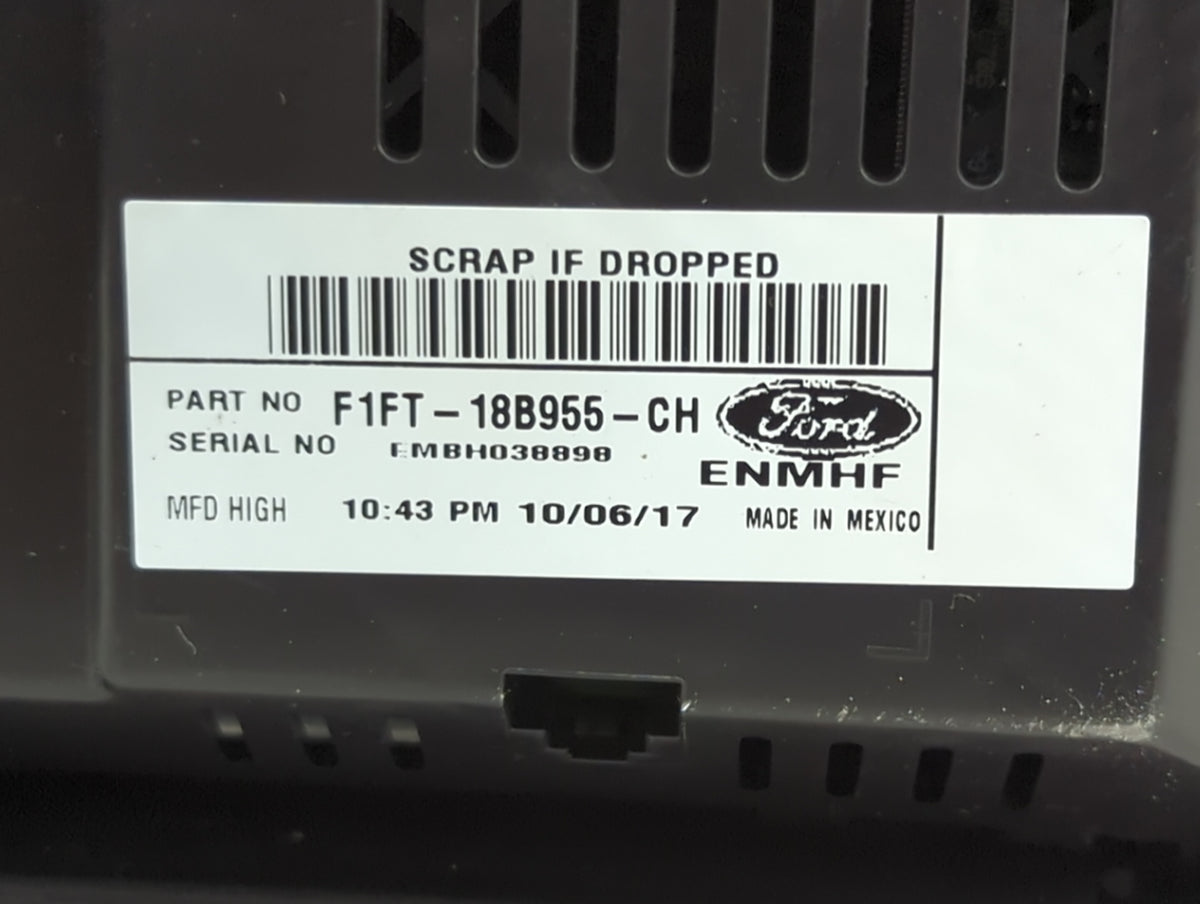 2015-2018 Ford Focus Information Radio Display Screen 1434080 - Oemusedautoparts1.com