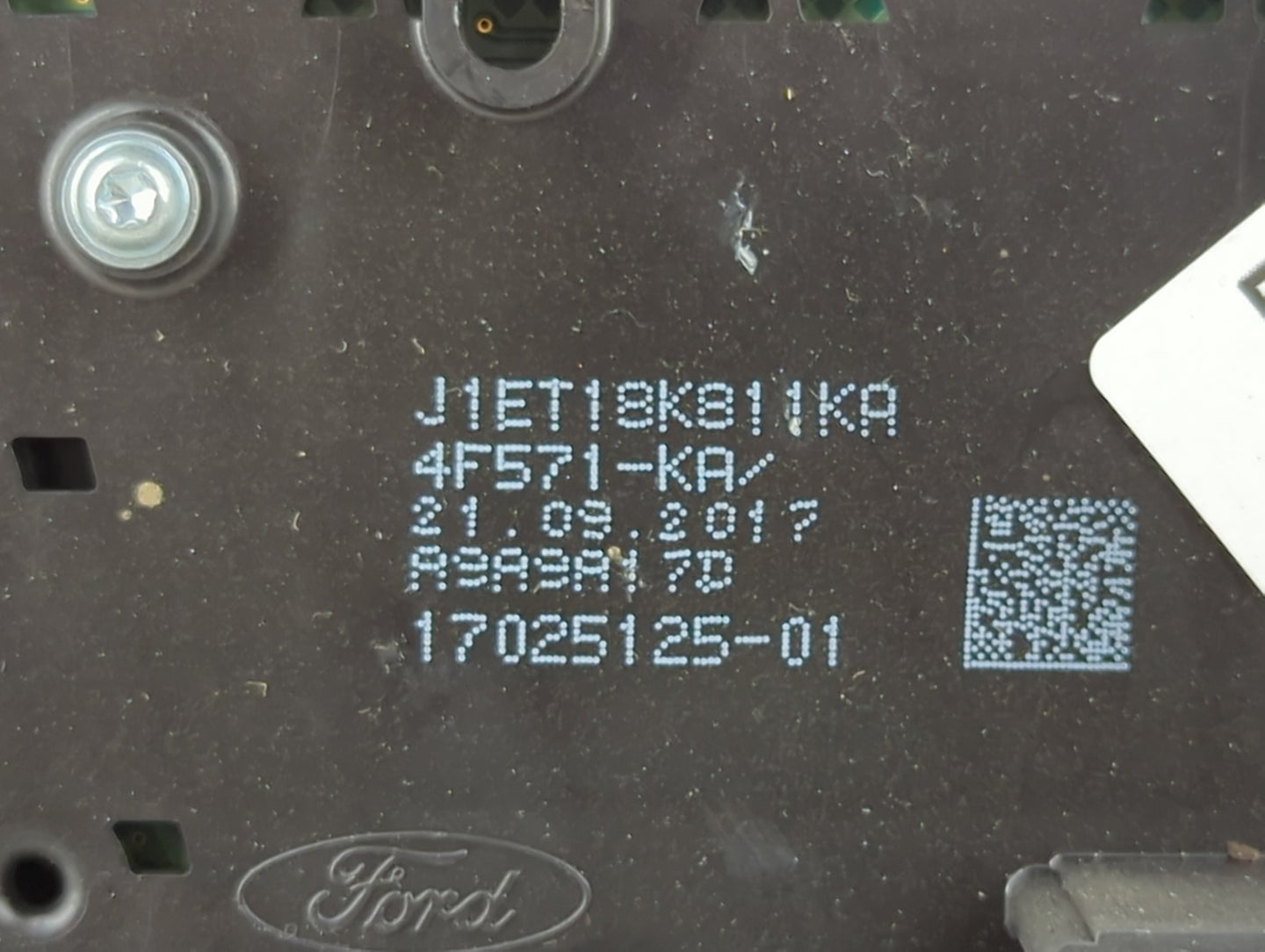 2015-2018 Ford Focus Radio Control Panel Black - Oemusedautoparts1.com