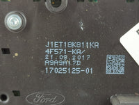 2015-2018 Ford Focus Radio Control Panel Black - Oemusedautoparts1.com