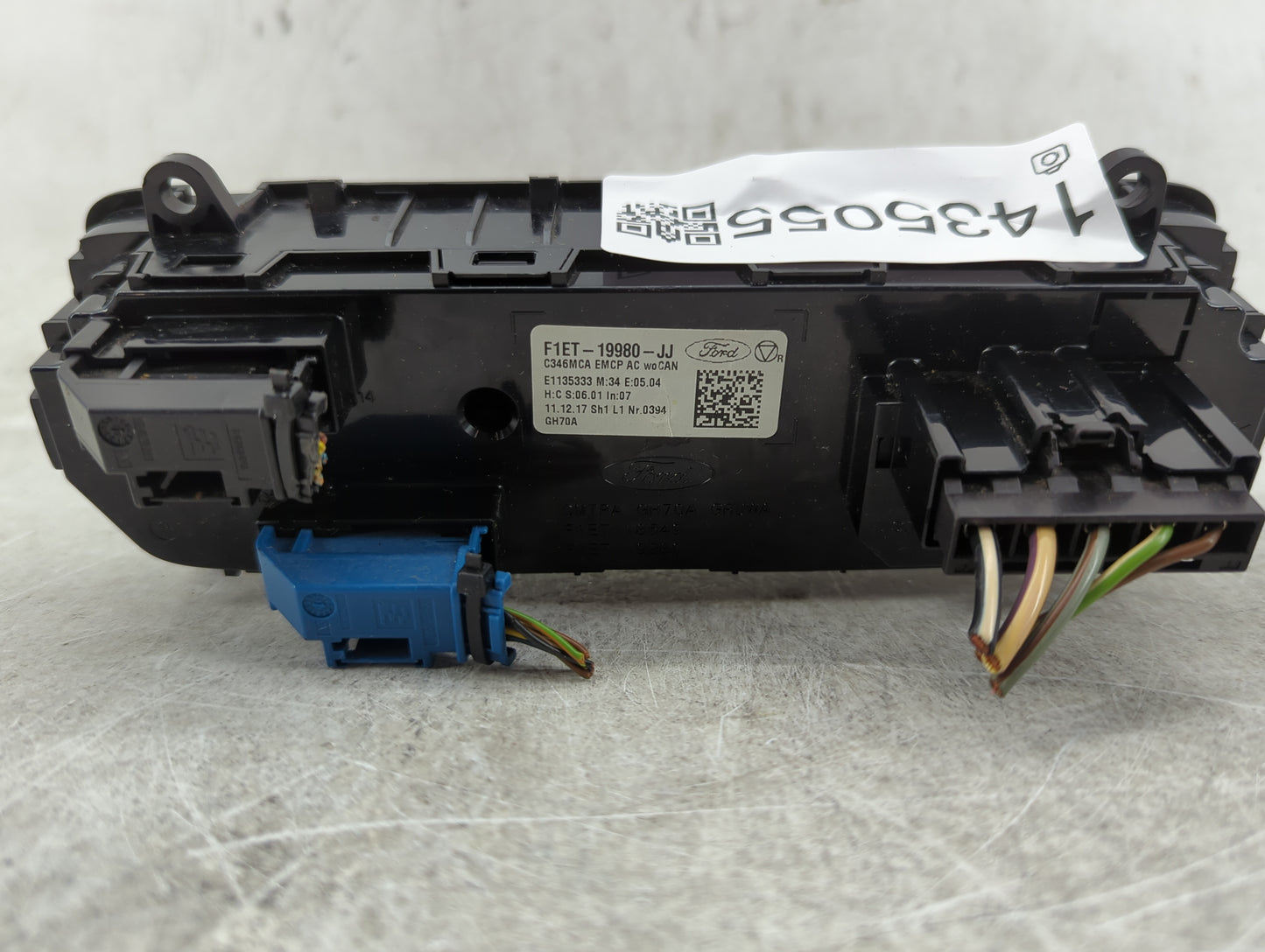 2015-2018 Ford Focus Climate Control Module Temperature AC/Heater Replacement P/N:F1ET-19980-JJ Fits Fits 2015 2016 2017 201