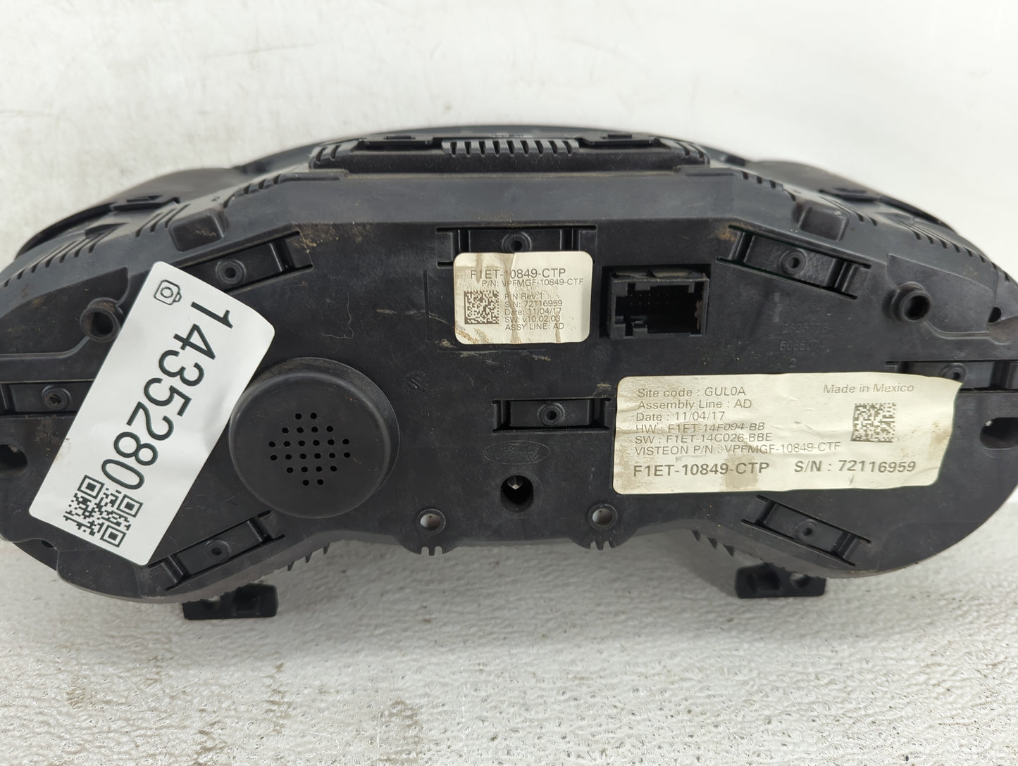 2015-2018 Ford Focus Instrument Cluster Speedometer Gauges P/N:CM5T-10849-ASL F1ET-10849-CTP Fits Fits 2015 2016 2017 2018 O