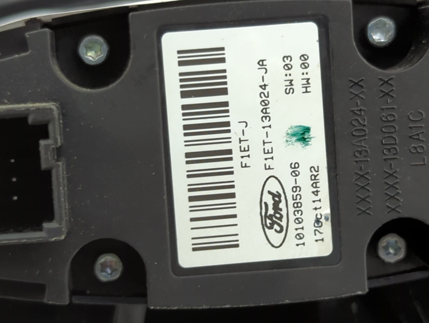 2012-2018 Ford Focus Master Power Window Switch Replacement Driver Side Left P/N:F1ET-13A024-JA F1ET-J Fits OEM Used Auto Pa