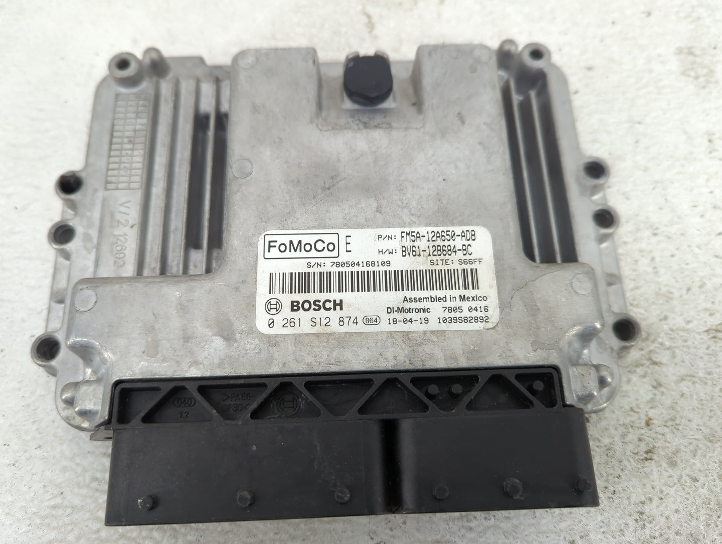 2013-2018 Ford Focus PCM Engine Control Computer ECU ECM PCU OEM P/N:FM5A-12A650-ADB BV61-12B684-BC Fits OEM Used Auto Parts