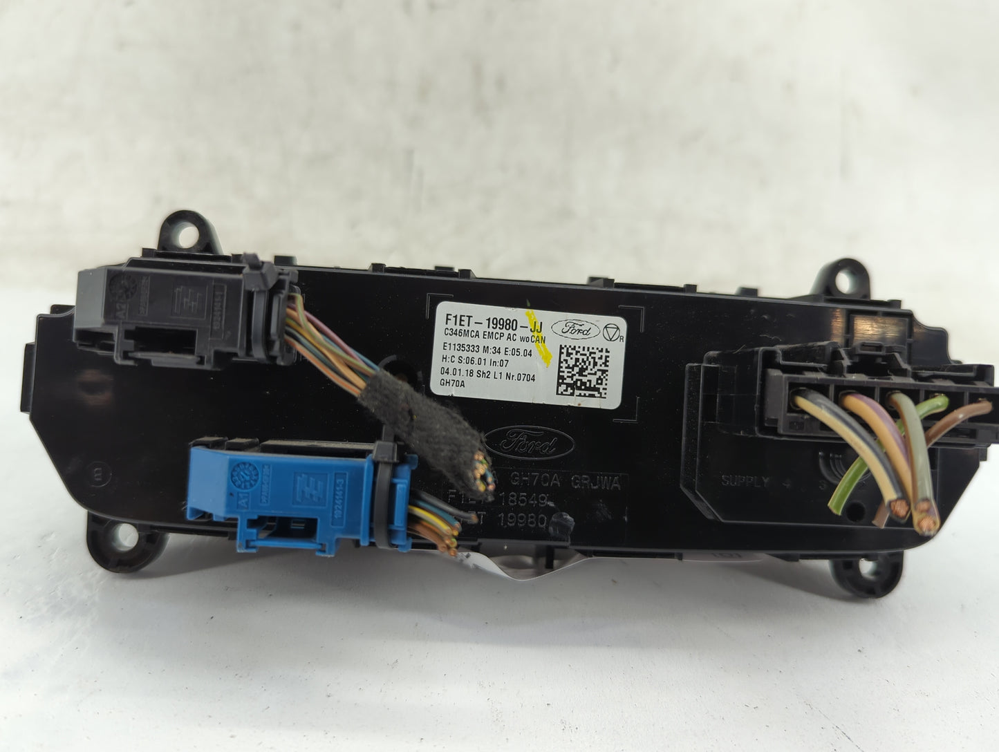2015-2018 Ford Focus Climate Control Module Temperature AC/Heater Replacement P/N:F1ET-19980-JJ Fits Fits 2015 2016 2017 201