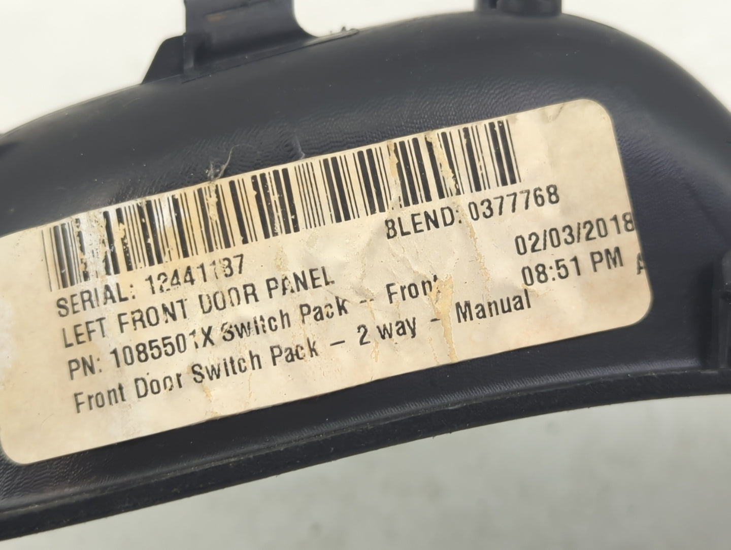 2012-2018 Ford Focus Master Power Window Switch Replacement Driver Side Left P/N:1085501X Fits OEM Used Auto Parts - Oemused