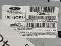 2017-2018 Ford Focus Radio AM FM Cd Player Receiver Replacement P/N:FM5T-19C107-KH Fits Fits 2017 2018 OEM Used Auto Parts -