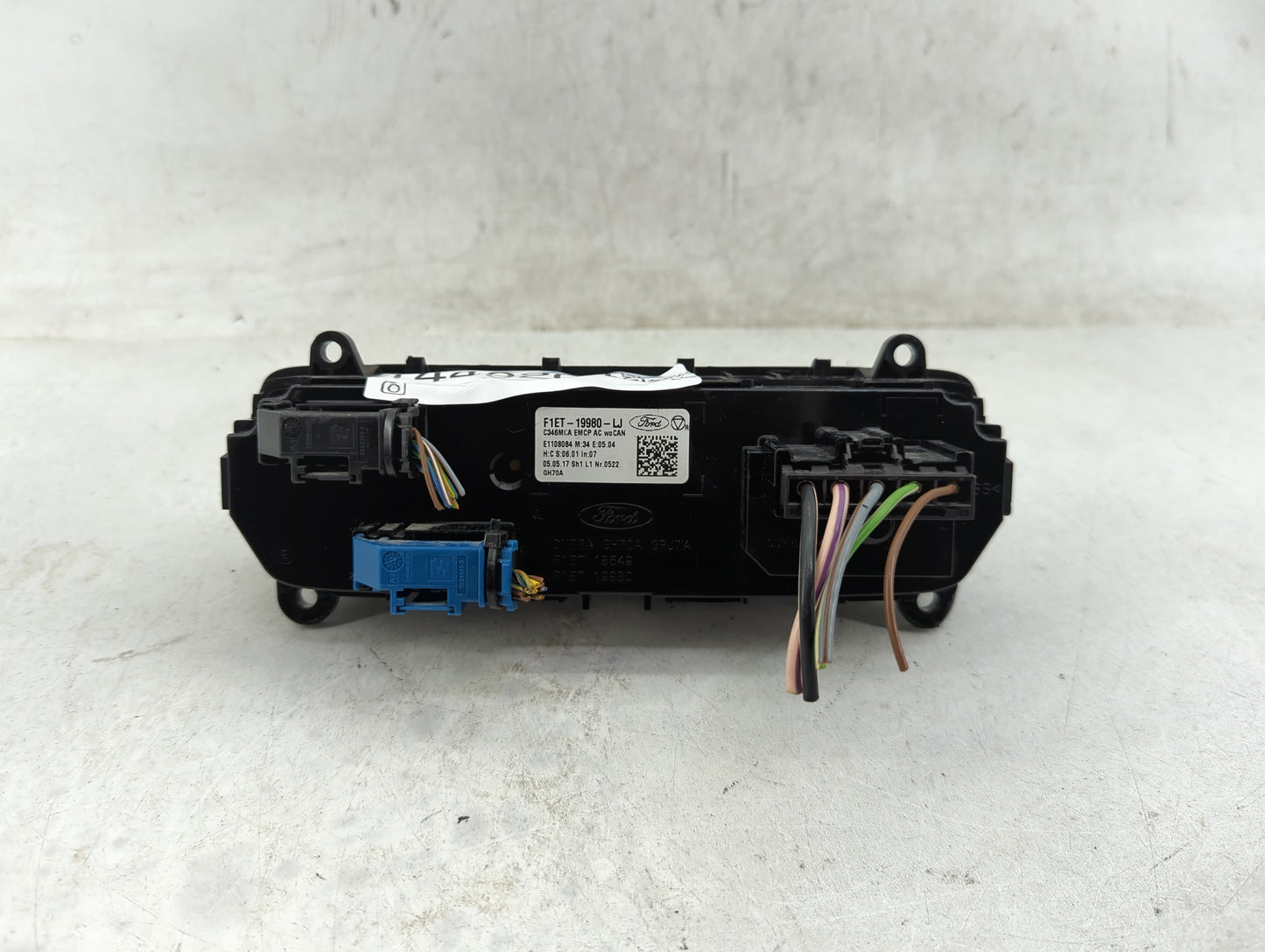 2015-2018 Ford Focus Climate Control Module Temperature AC/Heater Replacement P/N:F1ET-19980-LJ Fits Fits 2015 2016 2017 201