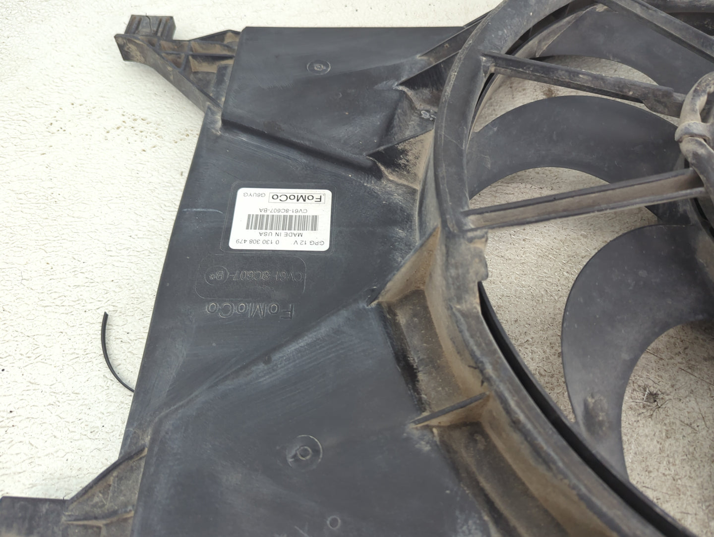 2012-2018 Ford Focus Electric Radiator Cooling Fan Motor Assembly P/N:1137328567 CV61-8C607-BA Fits OEM Used Auto Parts - Oe